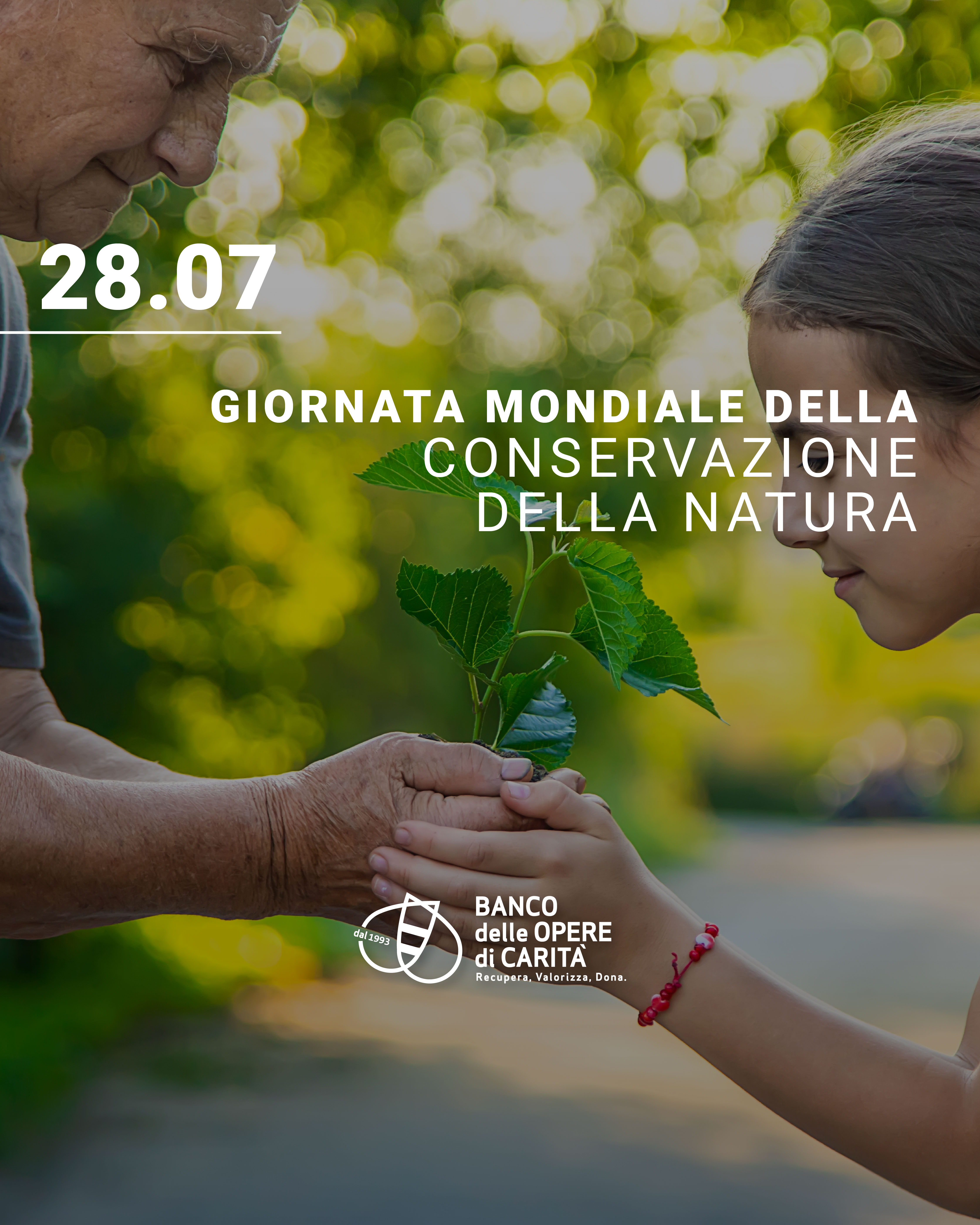 28.07 Giornata Mondiale della conservazione della Natura.