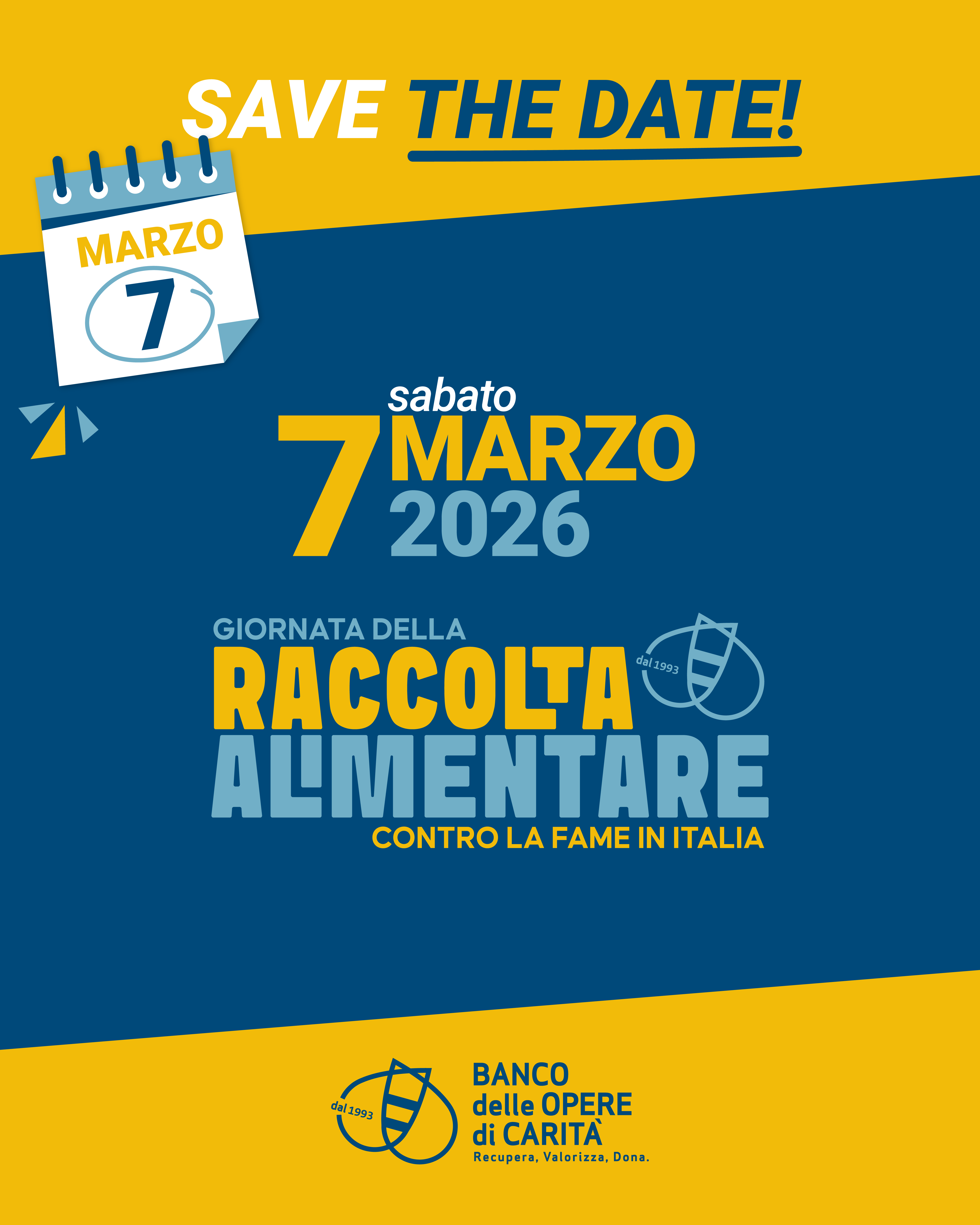 Raccolta Alimentare 2026 — Save the Date